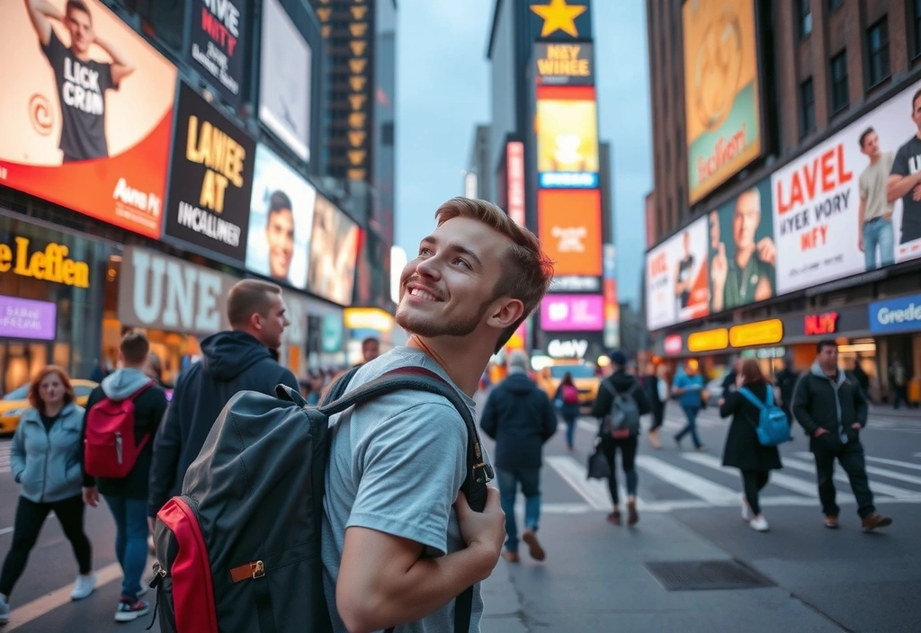 Первый визит в Нью-Йорк, начало путешествий по США