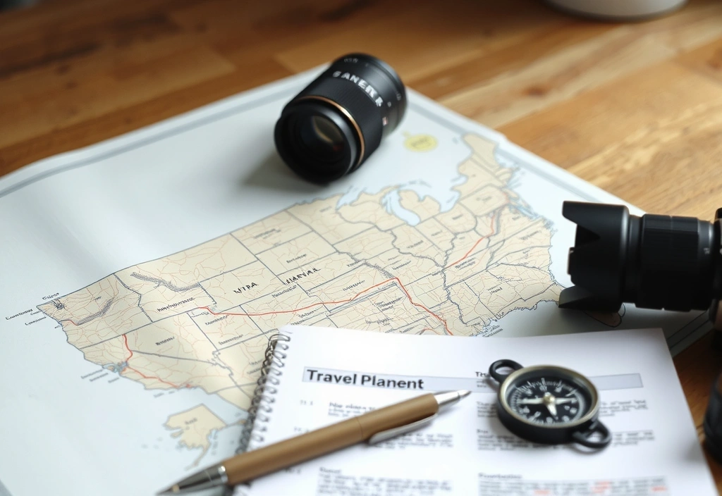 Планирование маршрута по США